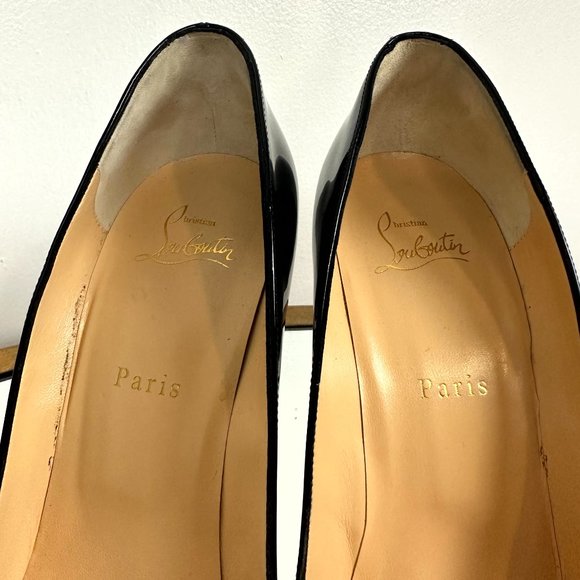 CHRISTIAN LOUBOUTIN Pigalle Follies Pointed Toe Pump Size in Black 10US / 40EU - Picture 11 of 16